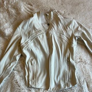 Women's Cream Lululemon Define Jacket (Cropped)